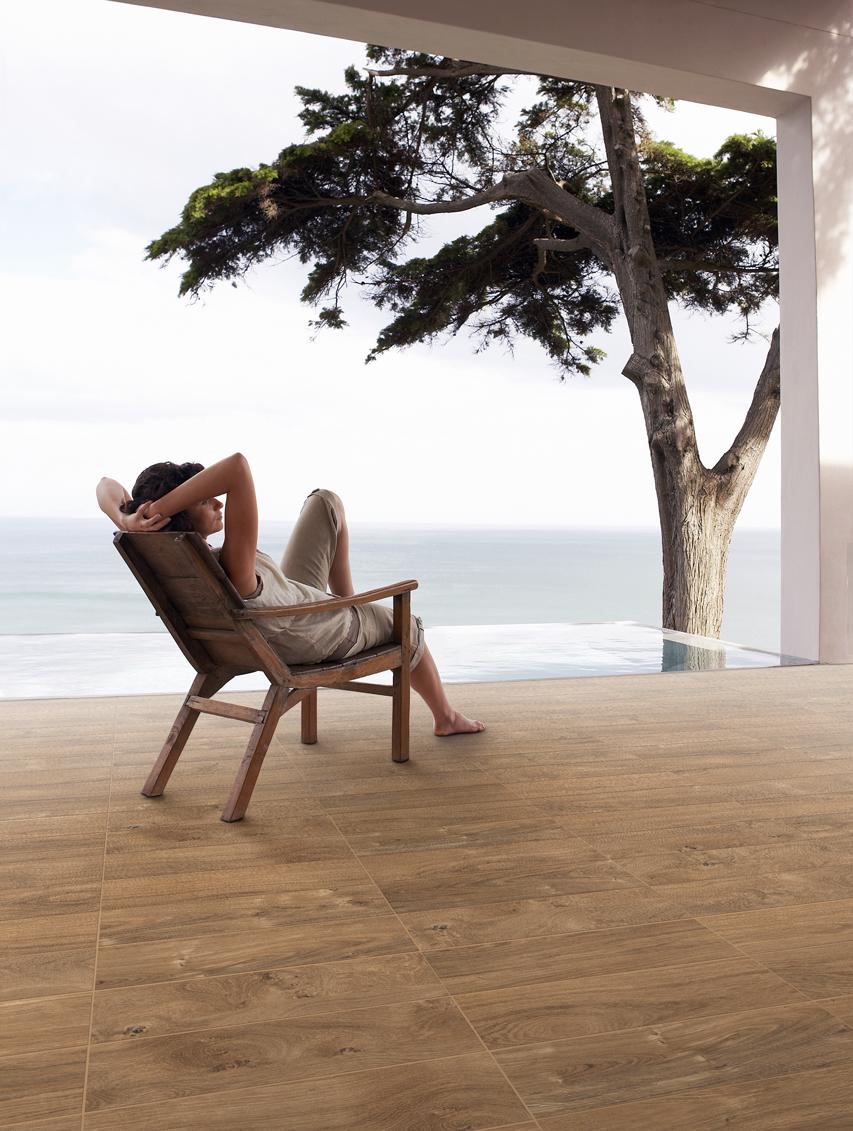 WoodTiles 36 กระเบื้องลายไม้ GP POLLINO MAROON (HYG) R10 R/T 15X60 PM